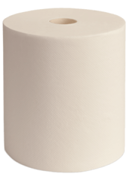 Green Hygiene HANNELORE Handtuchrolle – 2-lagig, 150 m, hochweiß, 100 % Recyclingpapier, CO₂-neutral, plastikfrei – ready4care.de